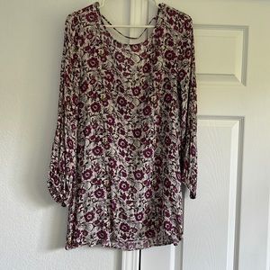 Billabong Long sleeve floral dress